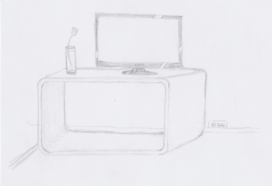 A early conzept art drawing of rising